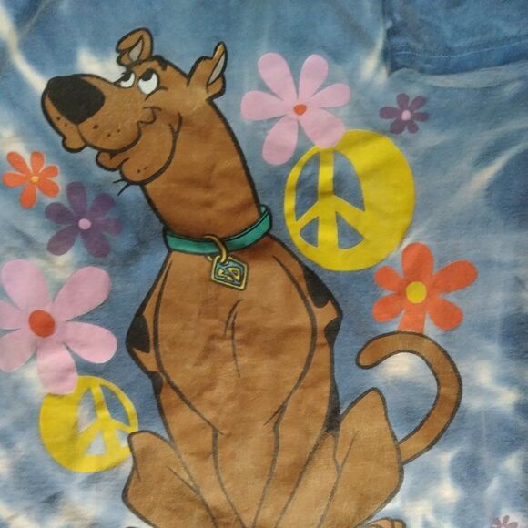Vintage Cartoon Network Scooby Doo Freeze Tie Dye T-Shirt - Picture 3 of 8